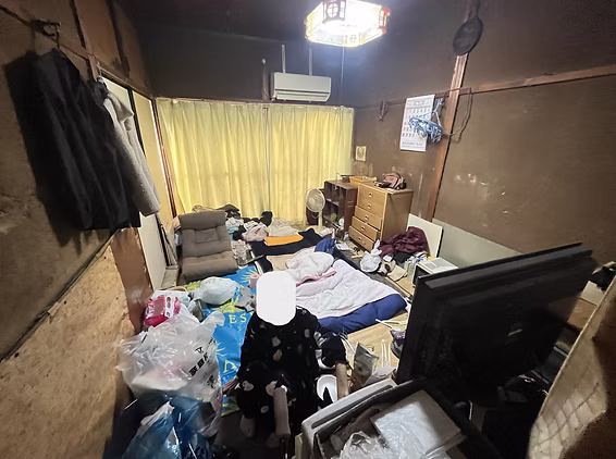 家屋残置物処分の施工例1