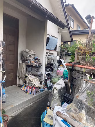 庭の不用品回収の施工例